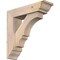 Ekena Millwork Balboa Traditional Smooth Bracket w/ Offset Brace, Douglas Fir, 5 1/2"W x 20"D x 20"H BKT0604X20X20BOA01SDF - alternate 1